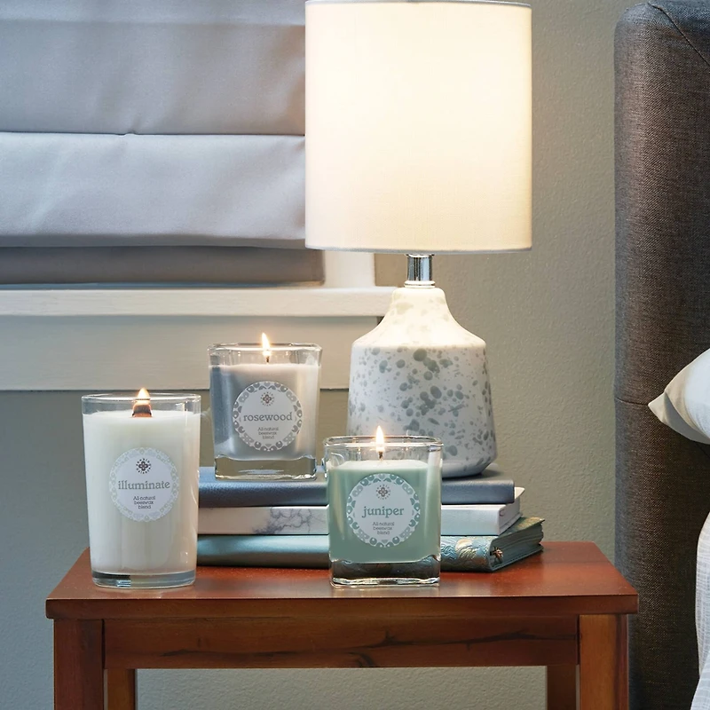 Root Candles Seeking Balance® Illuminate: Juniper Rosewood Jar Candle