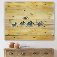 Designart - Pelicans On The Yellow River