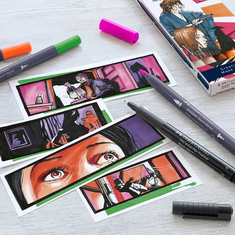 Faber-Castell® Graphic Novel Goldfaber Sketch Markers