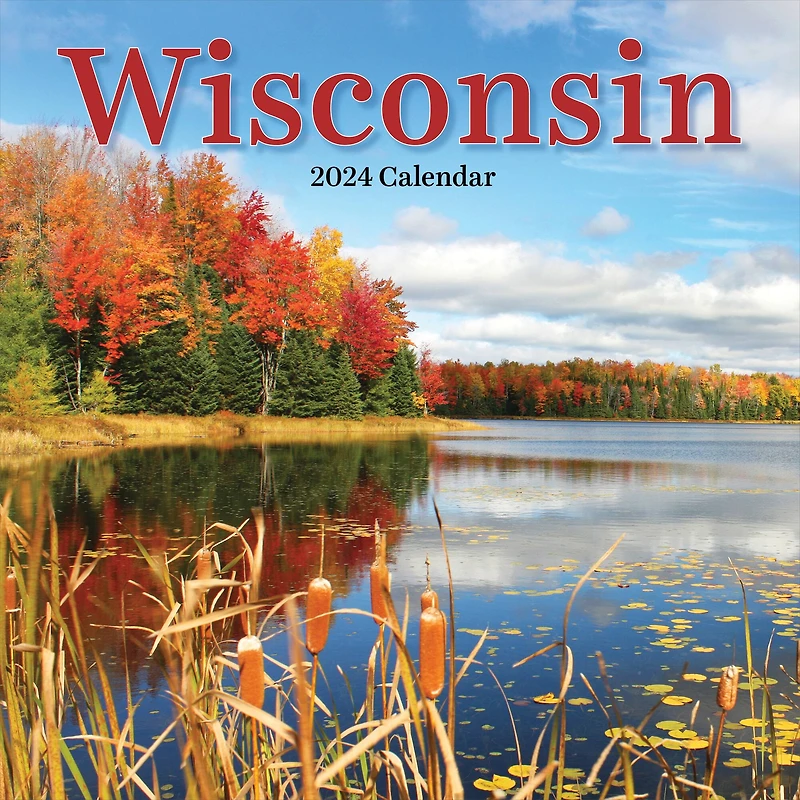 TF Publishing 2024 Wisconsin Wall Calendar