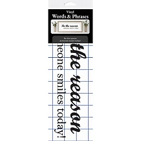 Leisure Arts® Vinyl Be the Reason Someone Smiles Today Black Wall Decal