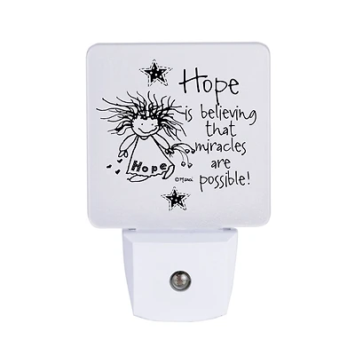 Marci Art Hope Is Believing Night Light