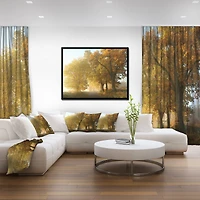 Designart - Rural Road Under Green Trees