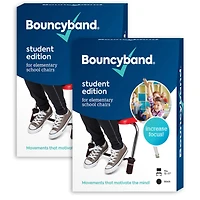 Bouncyband® Black Bands for Elementary School Chair, 2ct.