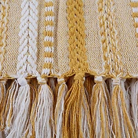 DII® Honey Gold Braided Stripe Throw