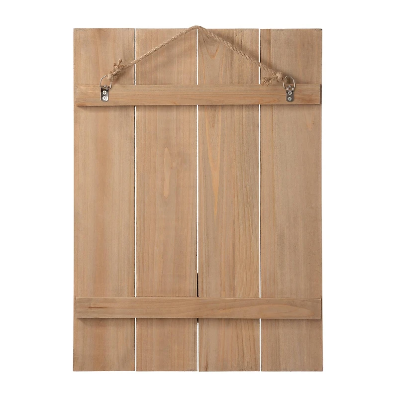 Glitzhome® 18" Easter Wooden Bunny Wall Décor