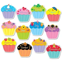 Creative Teaching Press® Month Cupcakes Cut-Outs, 3 Packs of 12