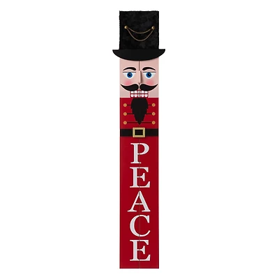 Glitzhome® 42" Nutcracker Wooden Porch Sign
