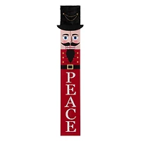 Glitzhome® 42" Nutcracker Wooden Porch Sign