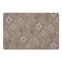 Intricate Floral Floor Mat