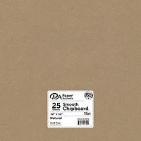 PA Paper™ Accents Natural 12" x 12" 32pt. Heavy Chipboard, 25 Sheets