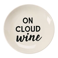 Hello Honey® 5" Wine Saying Stoneware Dishes, 4ct.