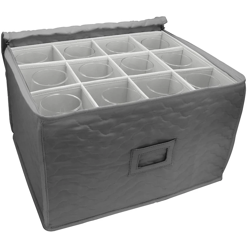 15" Sorbus Deluxe Stemware Storage Chest