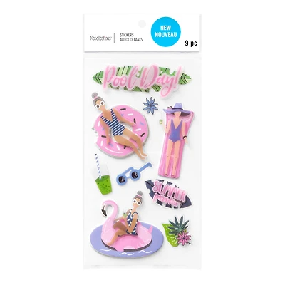 Pool Days Dimensional Stickers by Recollections™