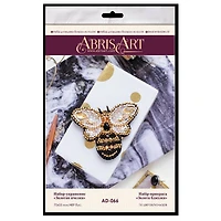 Abris Art Golden Bee Bead Embroidery Decoration Kit