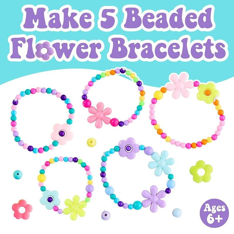 Creativity for Kids Beaded Flowers Bracelets Kit