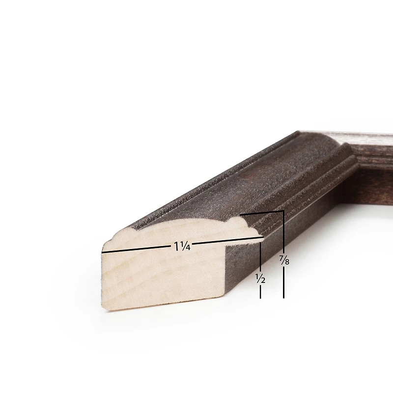 Frame USA Americana Walnut Single Image Picture Frame