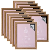 12 Pack: Gold Narrow 8.5" x 11" Frame, Aspect by Studio Décor®