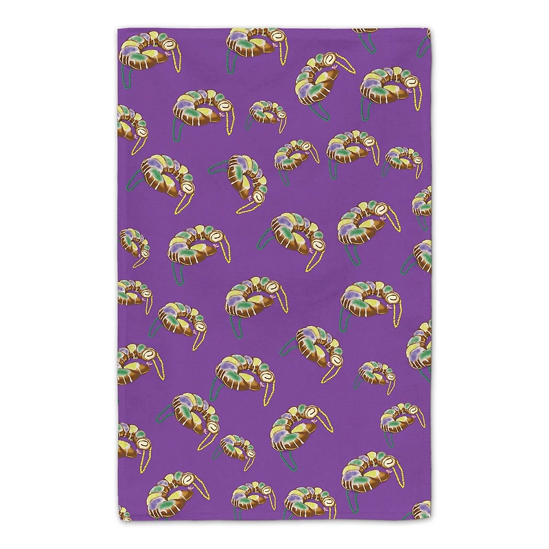 Let Them Eat Cake Mardi Gras Tea Towel Set