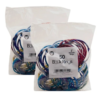 Hygloss® Book Rings, 2 Packs of 100