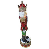 Design Toscano 36" LED Lit Holiday Nutcracker Statue