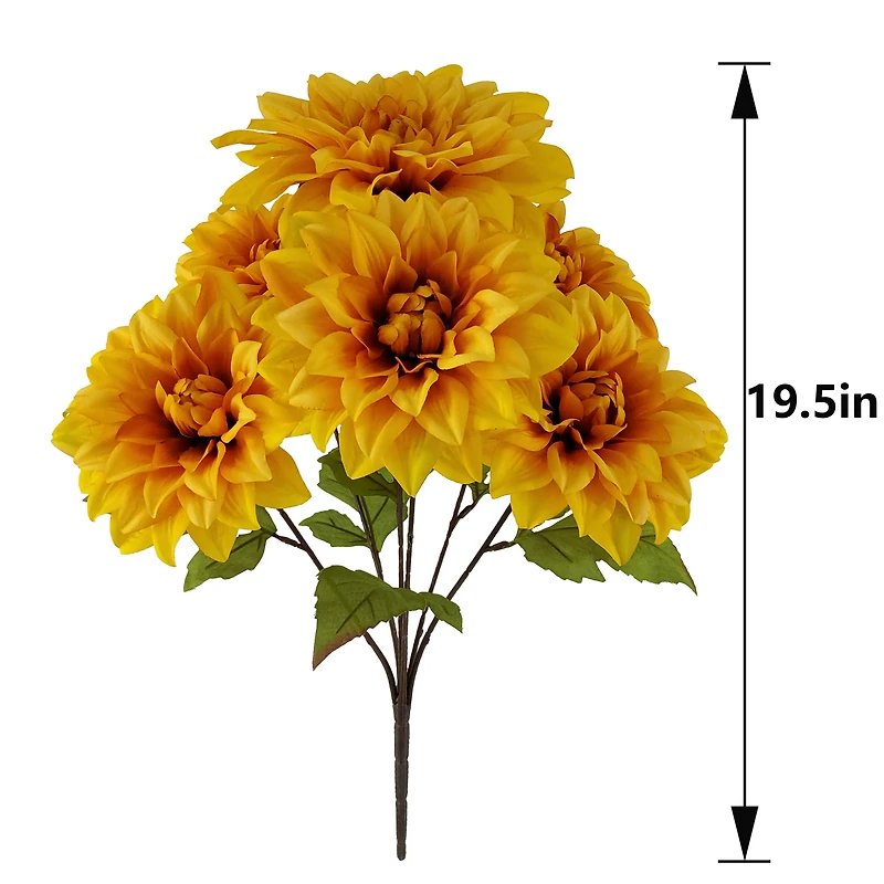 19.5" Yellow Dahlia Bush by Ashland®