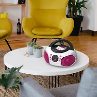 Hello Kitty® Portable Stereo CD Boombox with AM/FM Radio