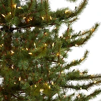 9ft. Pre-Lit Vancouver Mountain Pine Artificial Christmas Tree, Clear Lights