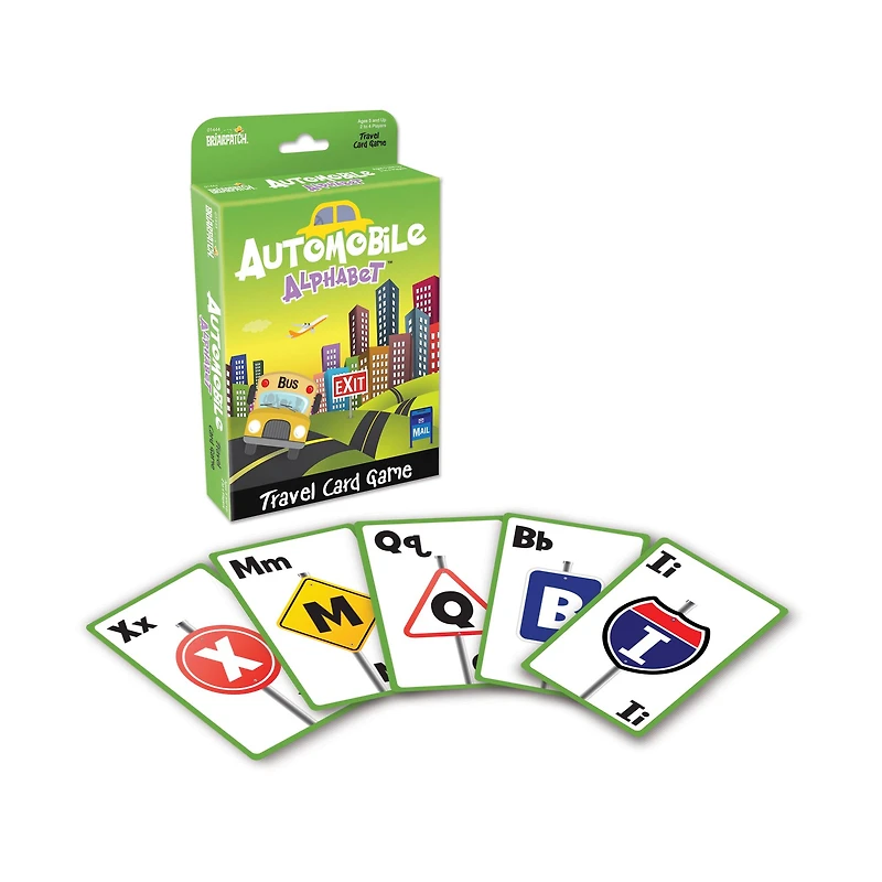 Automobile Alphabet Travel Card Game