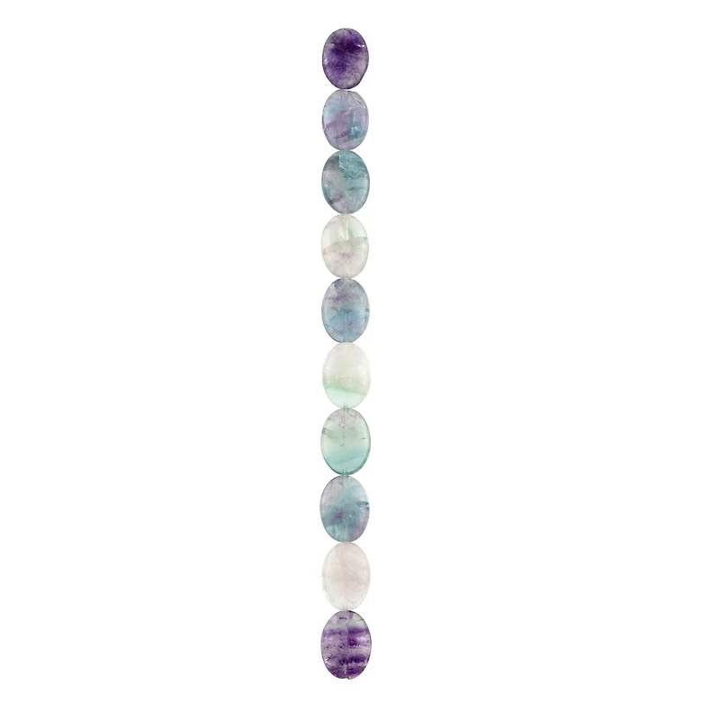 Flourite Oval Beads, 18mm by Bead Landing™