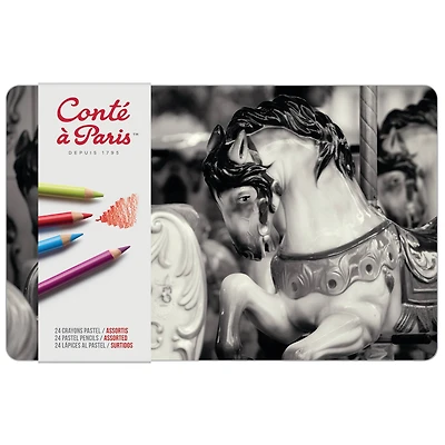 Conté à Paris™ 24 Color Pastel Pencil Set