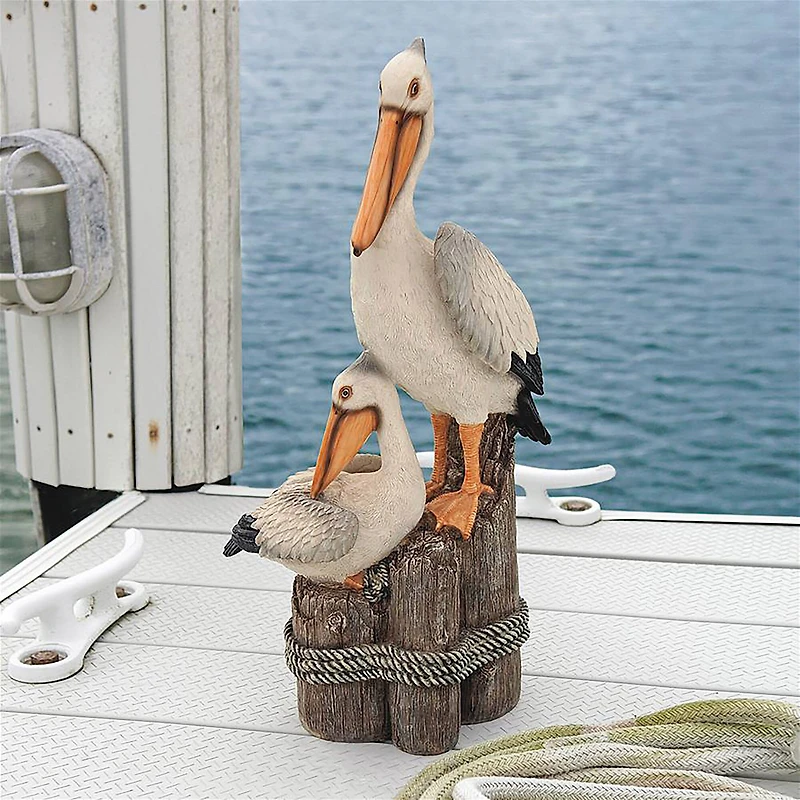 Design Toscano 2ft. Ocean's Perch Pelican Statue