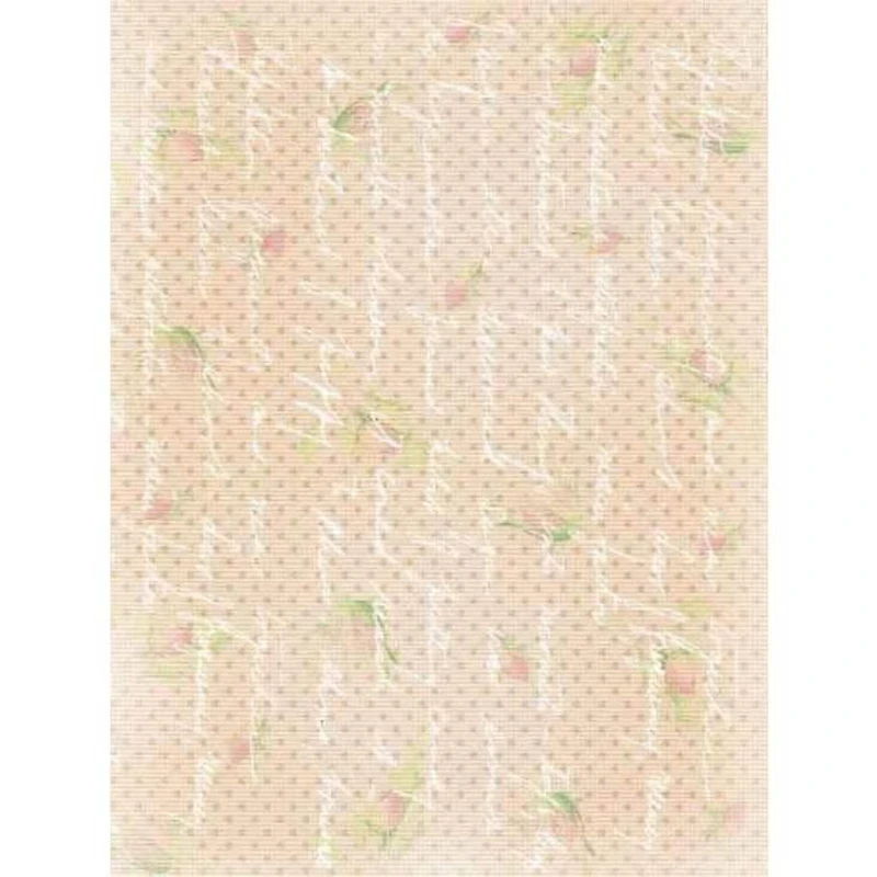 Designer Printed Floral 18 Count Aida Canvas 