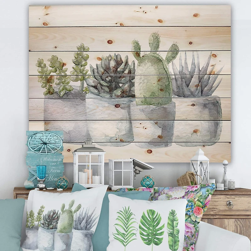 Designart - Cactus and Succulent House Plants I