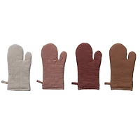 Hello Honey® Woven Linen & Cotton Waffle Hot Pad Mitt