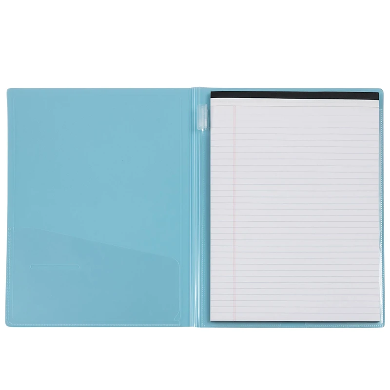 JAM Paper Plastic Padfolio