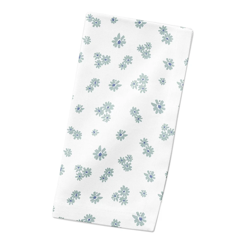 Daisy Pattern Cotton Twill Napkin