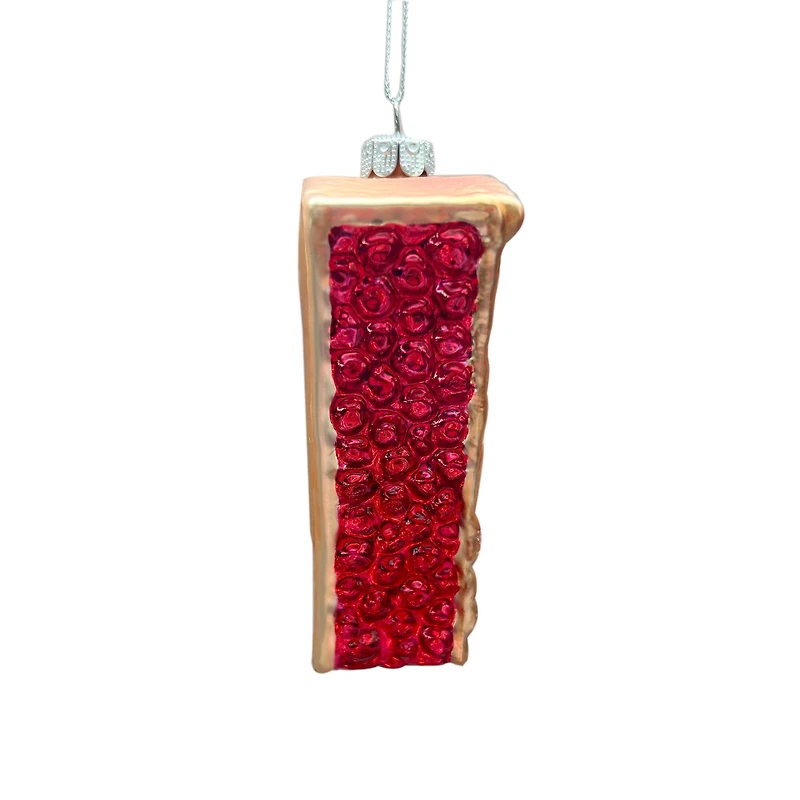 4.25" Glass Cherry Pie Ornament by Ashland®