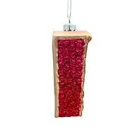 4.25" Glass Cherry Pie Ornament by Ashland®