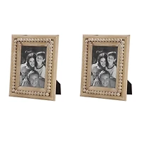 2 Pack Light Brown Wood 5" x 7" Frame