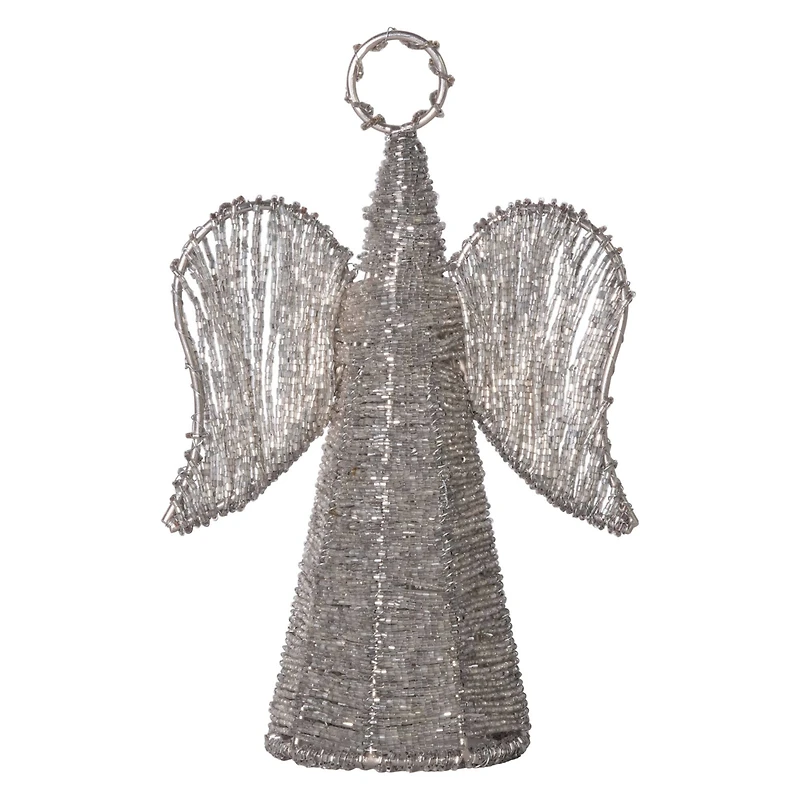 Hello Honey® 8.5" Beaded Metal Angel