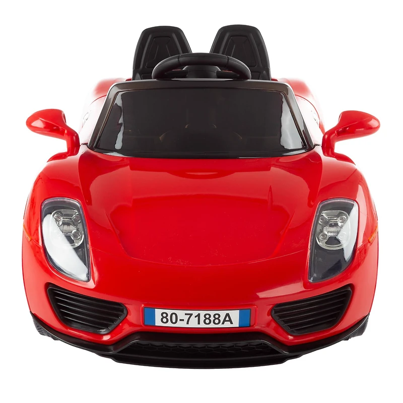Toy Time Red Battery Powered Ride-On Sports Car