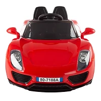 Toy Time Red Battery Powered Ride-On Sports Car