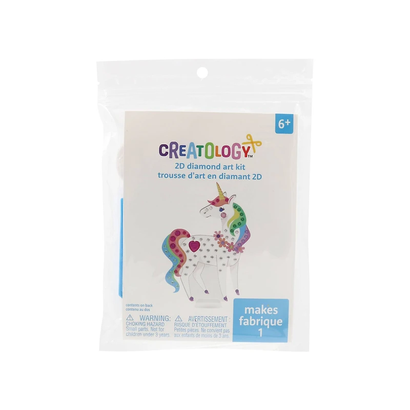 2D Unicorn Diamond Art Kit by Creatology™