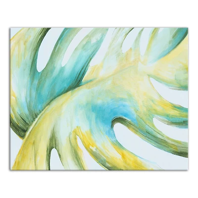 Bright Palm Leaf 20" x 16" Canvas Wall Art