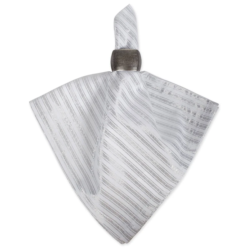 DII® Silver Stripe Napkins, 6ct.