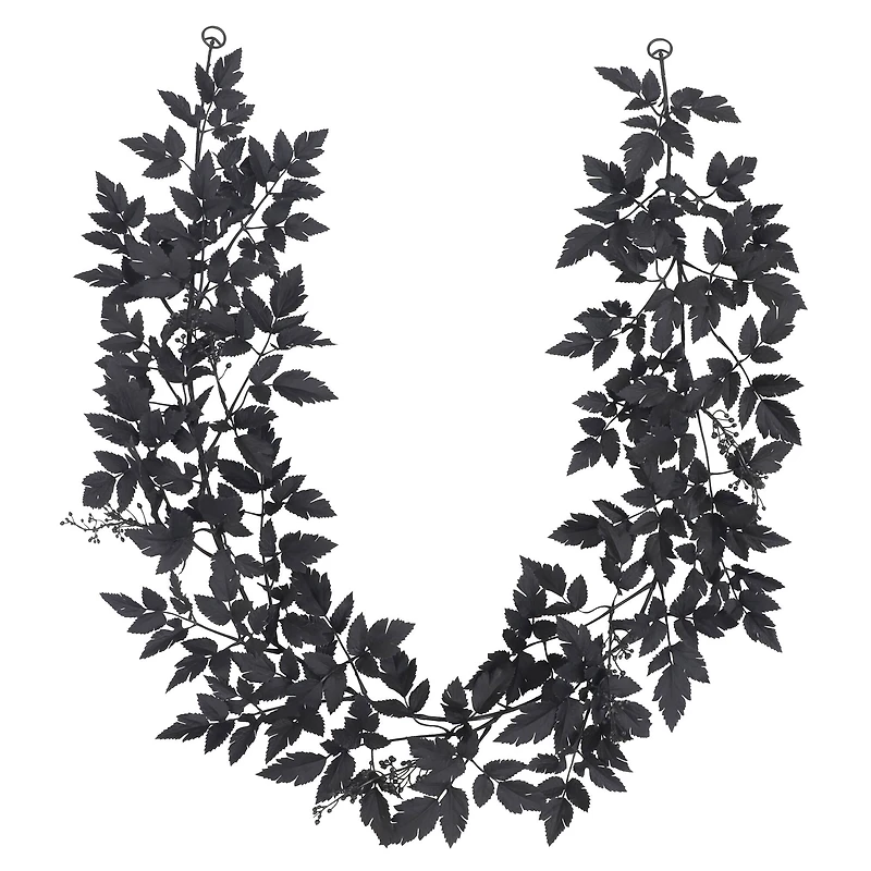 6ft. Black Foliage Garland by Ashland®