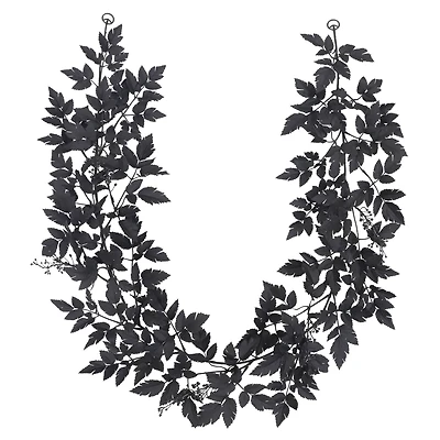 6ft. Black Foliage Garland by Ashland®