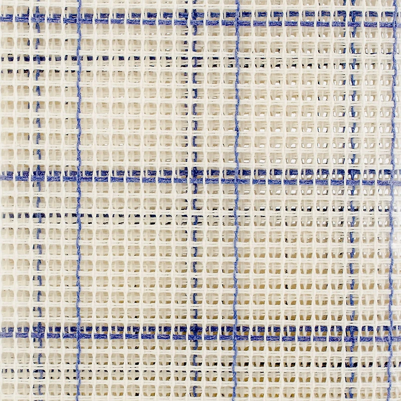 Zweigart® Blue Checked 3.75" Mesh Rug Canvas, 60" x 10yd.