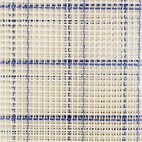 Zweigart® Blue Checked 3.75" Mesh Rug Canvas, 60" x 10yd.